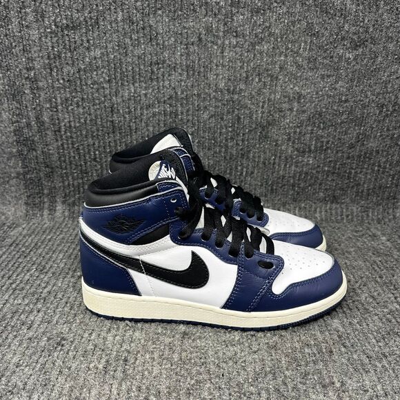 Nike Air Jordan 1 Retro High OG GS Midnight Navy Womens 6.5 (5Y) FD1437-401 - Picture 1 of 9